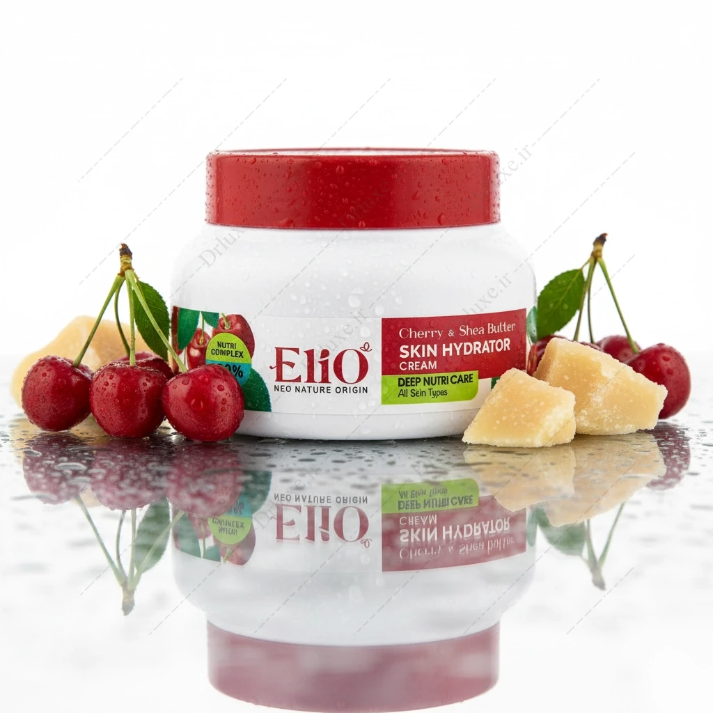 کرم مرطوب کننده کاسه‌ای گیلاس و شی باتر الیو 200 میلی‌لیتر